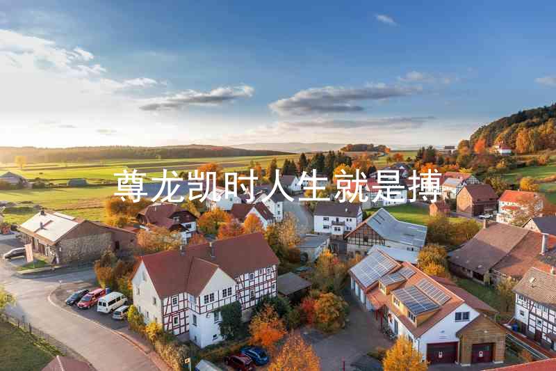 尊龙凯时人生就是搏